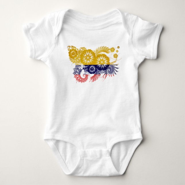 Colombia Flag Baby Bodysuit (Front)