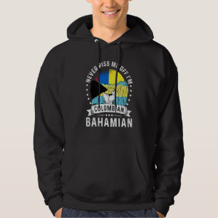 Colombia Flag Bahamas Grown Humor Citizen Pride Hoodie