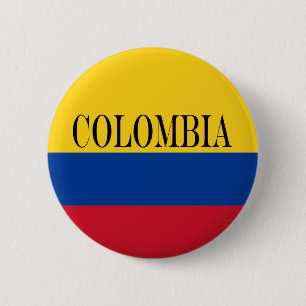 Colombia flag - Bandera De Colombia 6 Cm Round Badge