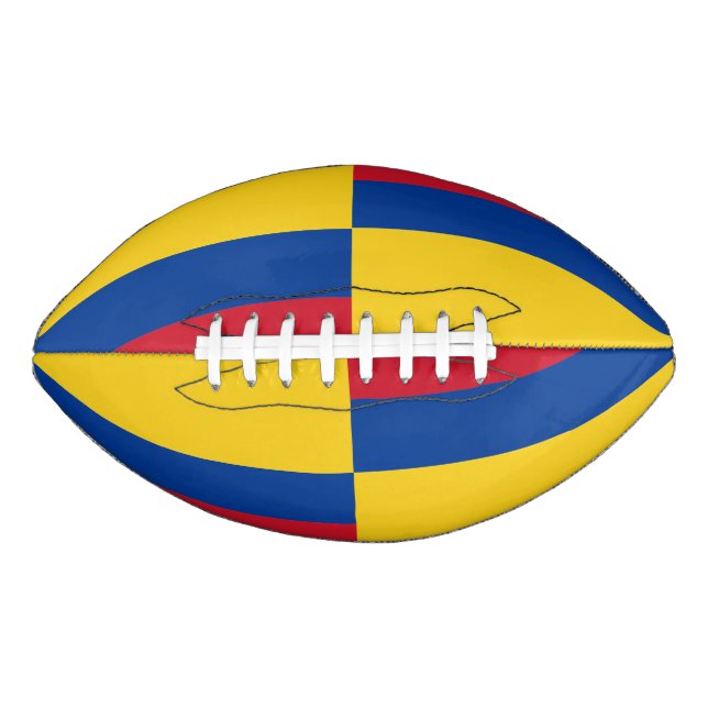 Colombia flag - Bandera De Colombia American Football (Front)