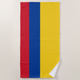Colombia flag - Bandera De Colombia Beach Towel