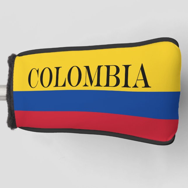Colombia flag - Bandera De Colombia Golf Head Cover (Front)