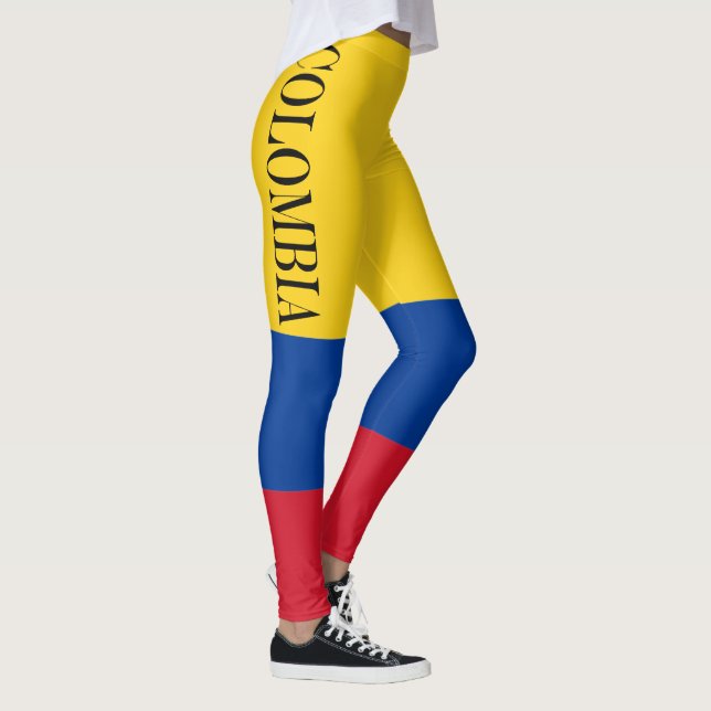 Colombia flag - Bandera De Colombia Leggings (Right)