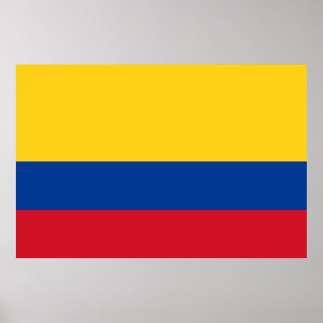Colombia flag - Bandera De Colombia Poster (Front)