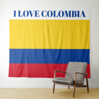 Colombia flag - Bandera De Colombia Tapestry