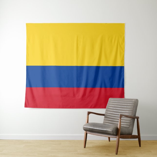 Colombia flag - Bandera De Colombia Tapestry (In Situ (Horizontal))