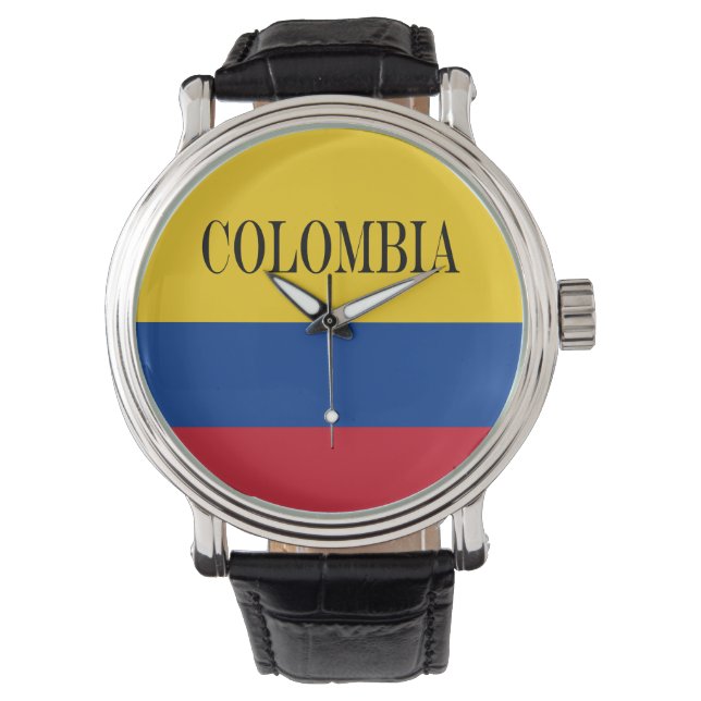 Colombia flag - Bandera De Colombia Watch (Front)