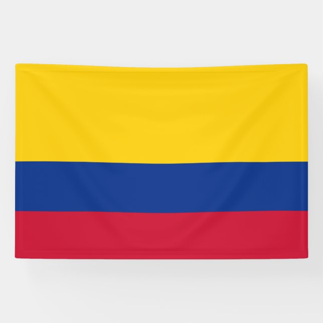 Colombia flag banner (Horizontal)
