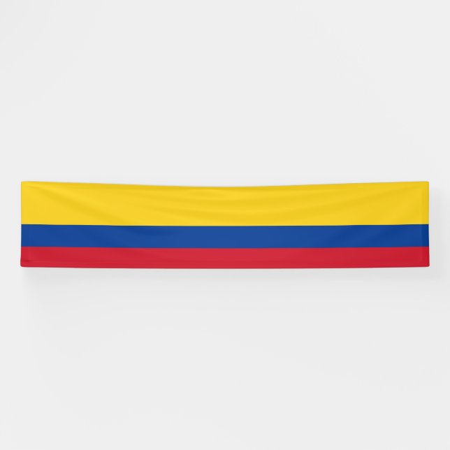 Colombia Flag Banner (Horizontal)