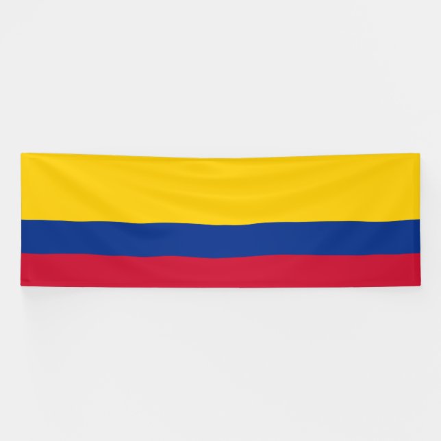 Colombia flag banner (Horizontal)