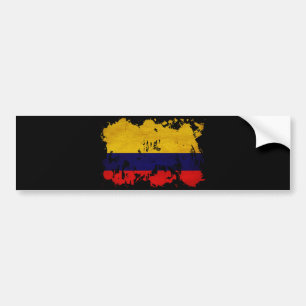 Colombia Flag Bumper Sticker