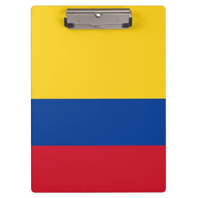 Colombia Flag Clipboard (Front)
