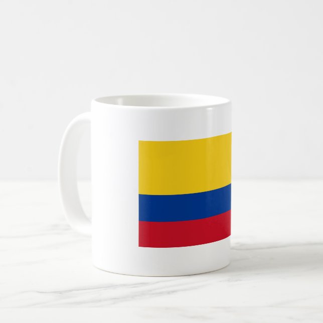 Colombia Flag Coffee Mug (Front Left)