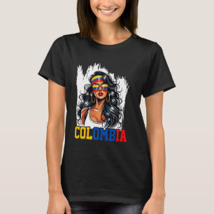 Colombia Flag Colours Patriotic Colombian National T-Shirt