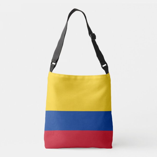 Colombia Flag Crossbody Bag (Back)