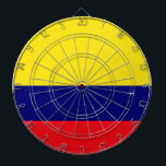 Colombia flag dartboard<br><div class="desc">Colombia flag designs</div>