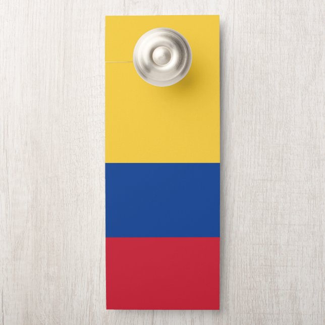 Colombia flag door hanger (On Knob)