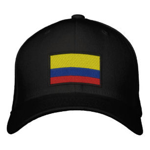 Colombia Flag Embroidered Hat
