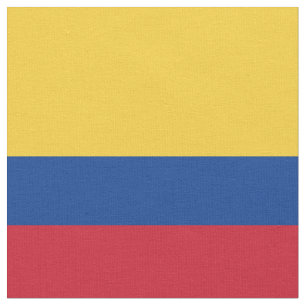 Colombia flag fabric
