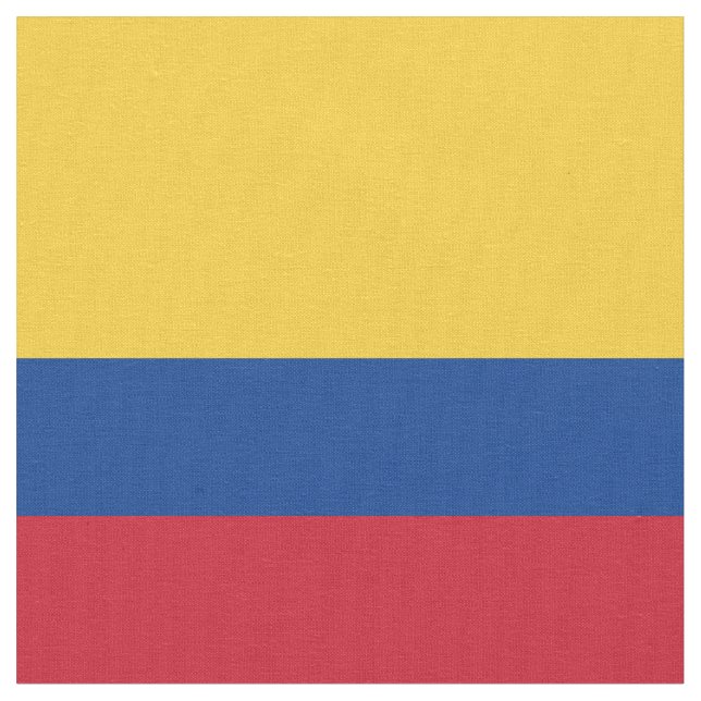 Colombia flag fabric (Close Up)