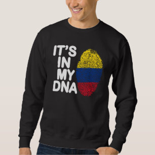 Colombia Flag For Men Funny It S In My Dna Colomb Sweatshirt