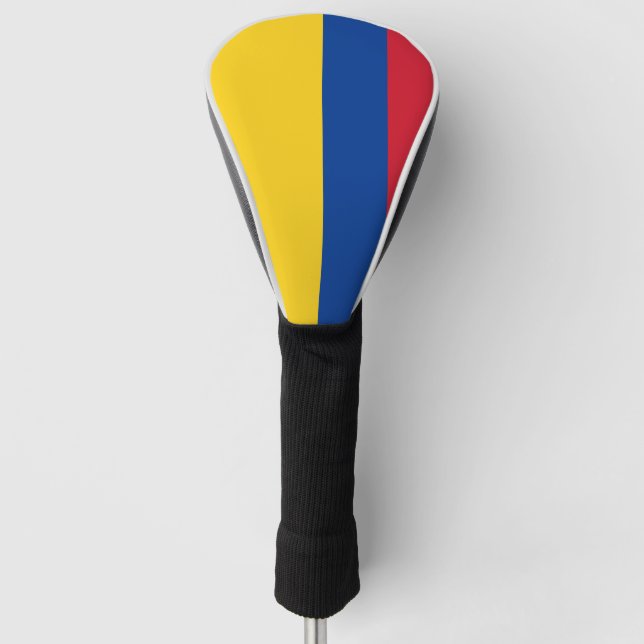 Colombia Flag Golf Head Cover (Front)