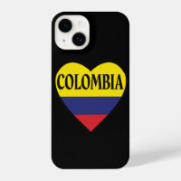 Colombia Flag Heart 