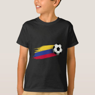 Colombia Flag Jersey Colombian Soccer Team Colombi T-Shirt