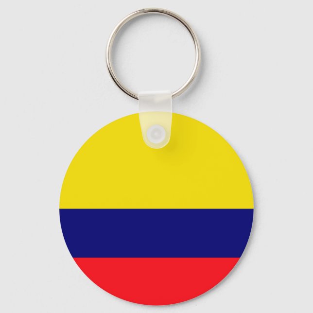 Colombia flag key ring (Front)