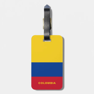 Colombia Flag Luggage Tag