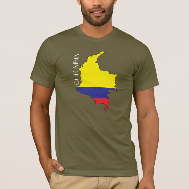 Colombia Flag-Map Shirt (Front)