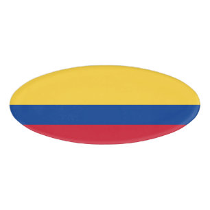 Colombia flag name tag