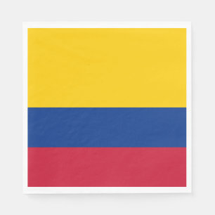 Colombia Flag Napkin