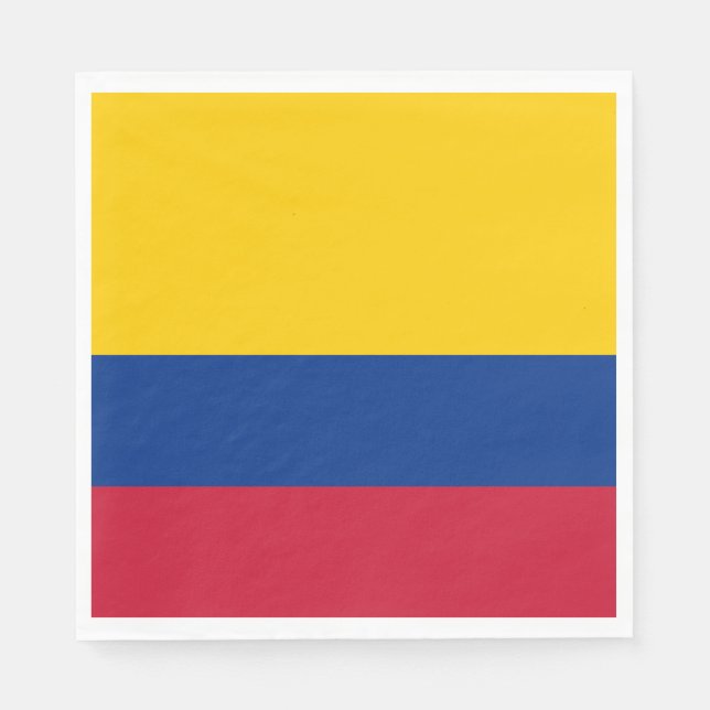 Colombia Flag Napkin (Front)