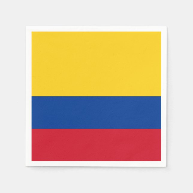 Colombia Flag Napkin (Front)