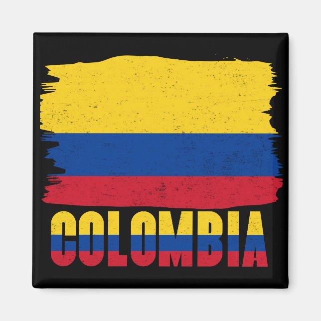 Colombia Flag National  Magnet (Front)