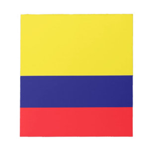 Colombia flag notepad