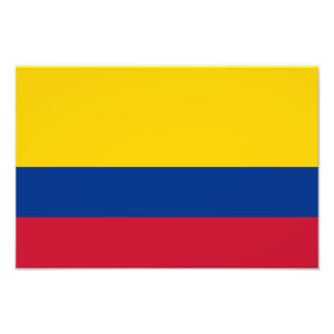 Colombia Flag Photo Print