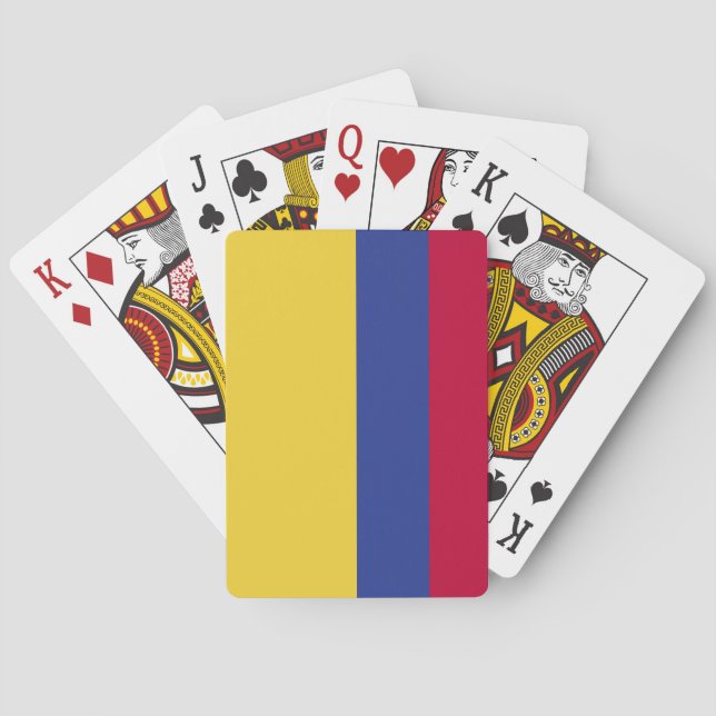 Colombia Flag Playing Cards (Back)