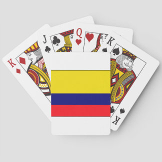 Colombia flag playing cards