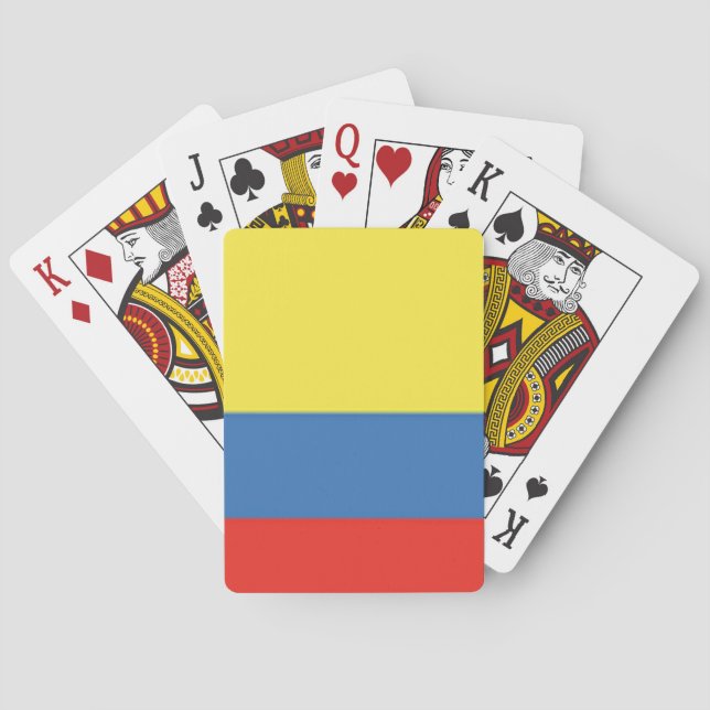 Colombia Flag Playing Cards (Back)