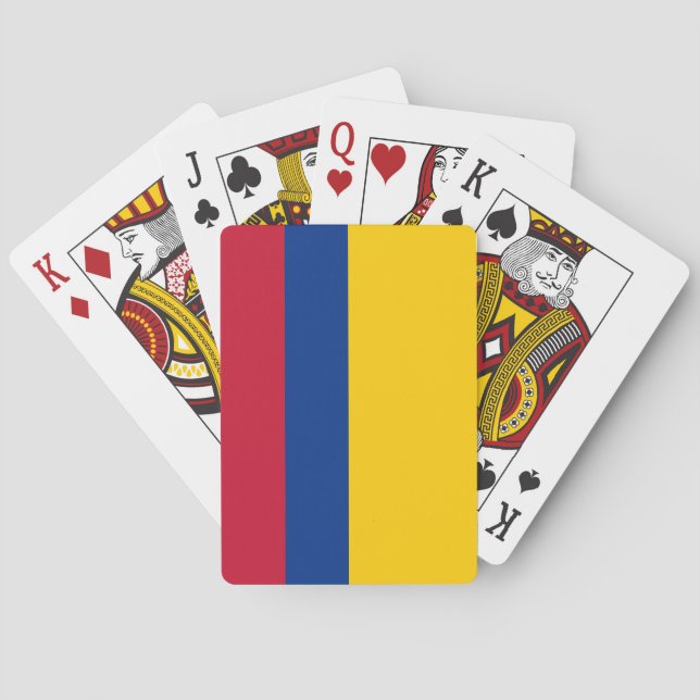 Colombia Flag Playing Cards (Back)