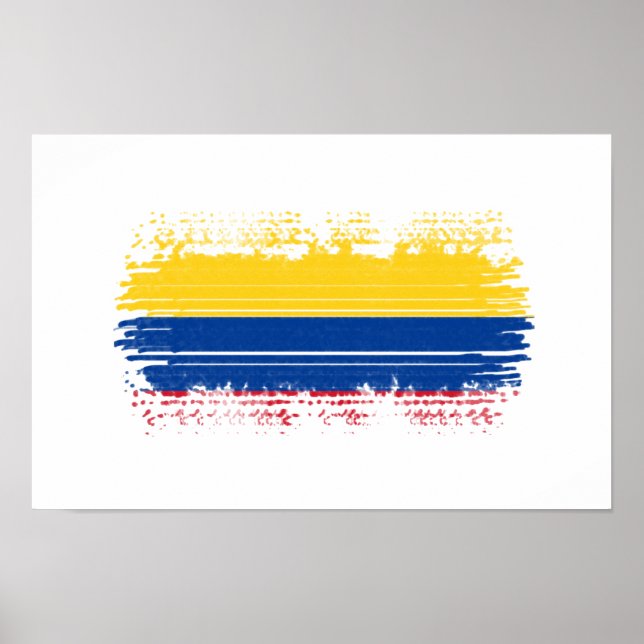 Colombia flag poster (Front)