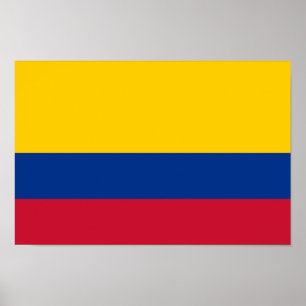 Colombia Flag Poster