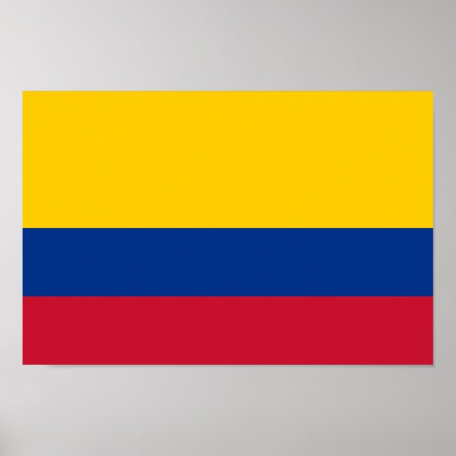 Colombia Flag Poster (Front)
