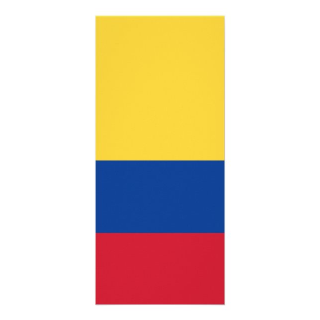 Colombia flag rack card (Front)
