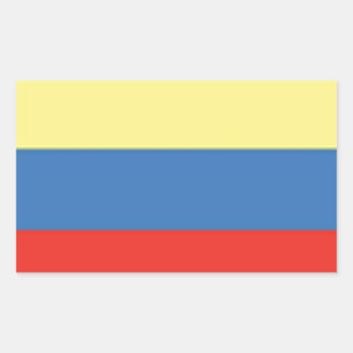 Colombia Flag Rectangular Sticker