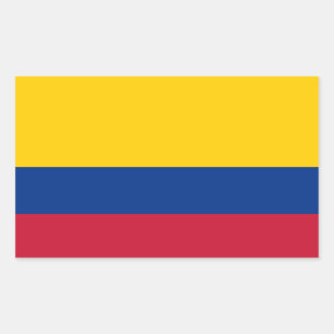 Colombia Flag Rectangular Sticker