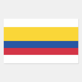 Colombia Flag Rectangular Sticker