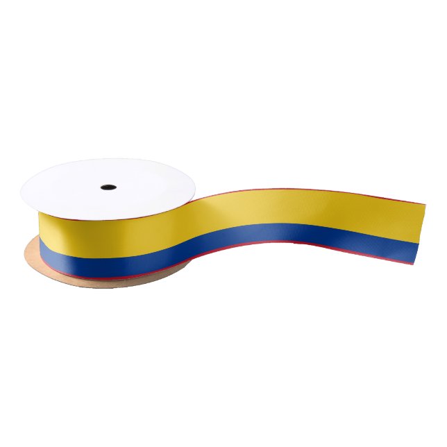 Colombia Flag Satin Ribbon (Spool)